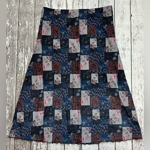 Earthbound 90s Printed Mesh Skirt